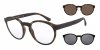 OKULARY KOREKCYJNE EMPORIO ARMANI EA 4152 58021W 52 ROZMIAR M + NAKŁADKI